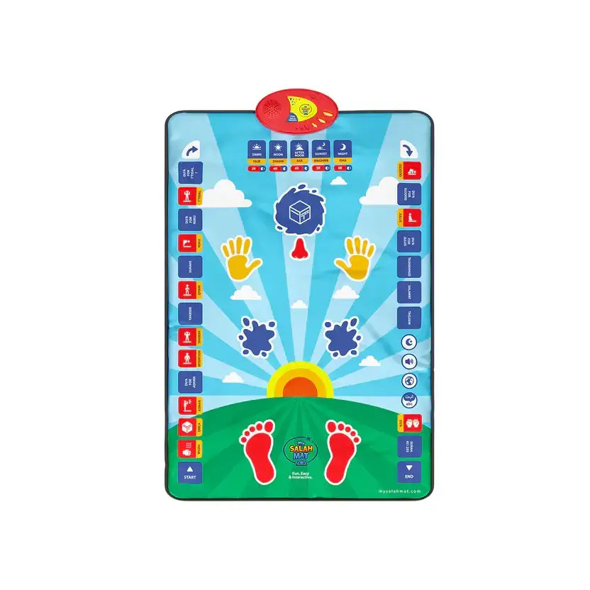 Kids Interactive Prayer Mat (Blue) | Learn Salah Step by Step