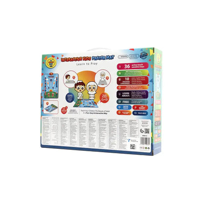 Kids Interactive Prayer Mat (Blue) | Learn Salah Step by Step