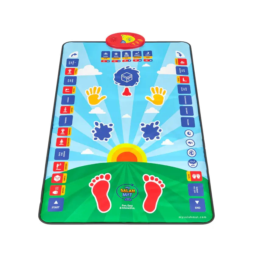 Kids Interactive Prayer Mat (Blue) | Learn Salah Step by Step