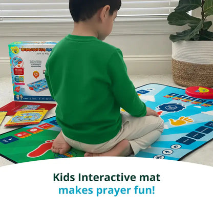 Kids Interactive Prayer Mat (Blue) | Learn Salah Step by Step